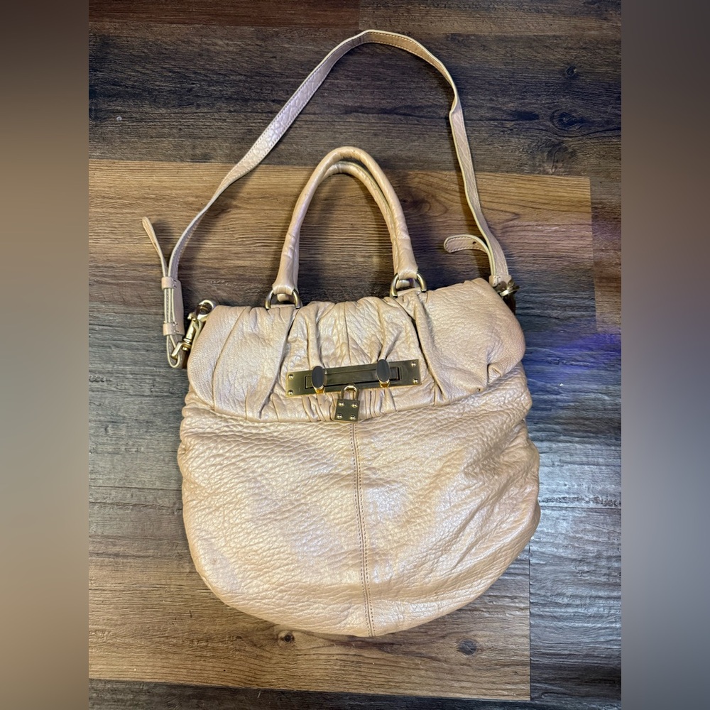 Vintage Dusty Rose Metallic Alexis Hudson Bag